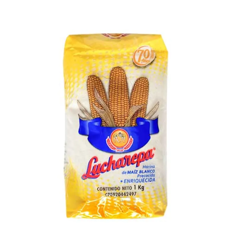 Lucharepa Harina De Maíz Blanco 1Kg