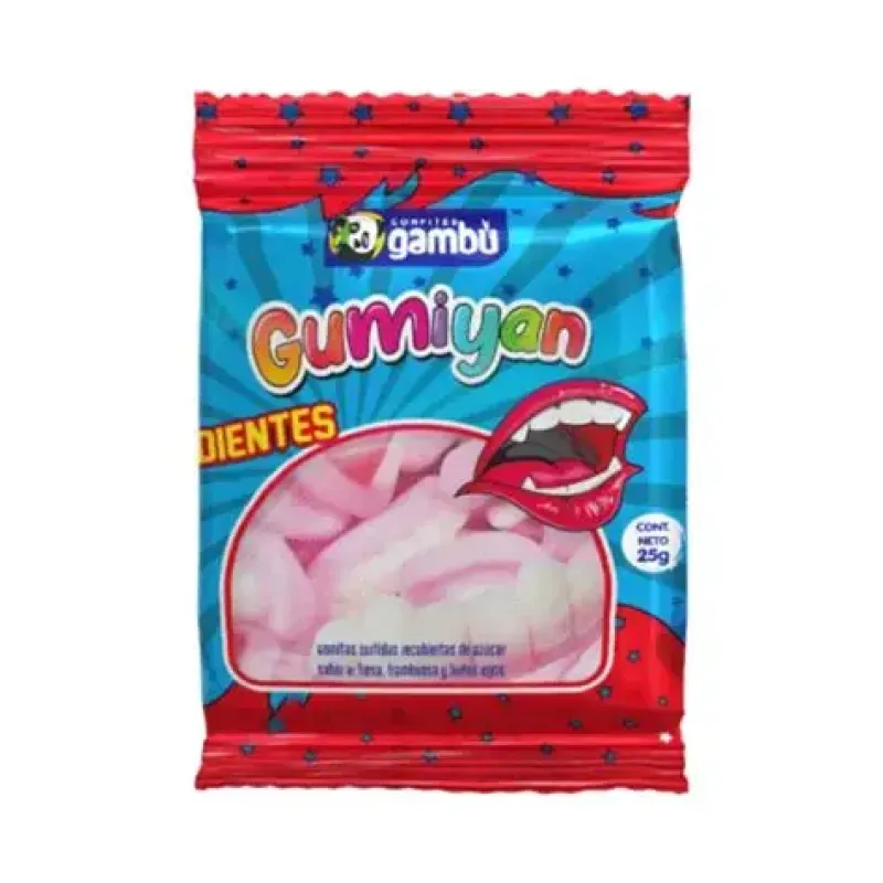 GOMITAS GUMIYAN DIENTES 25G
