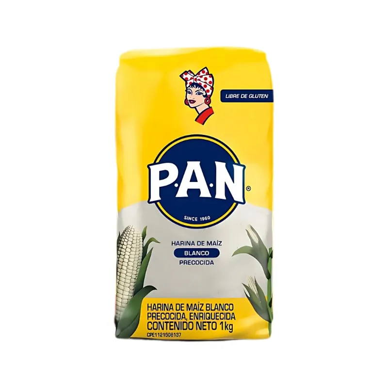 Harina De Maiz Blanco 1 Kg P.A.N
